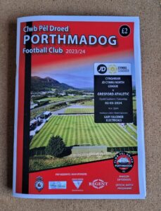 Porthmadog FC vs Gresford Athletic Matchday Programme